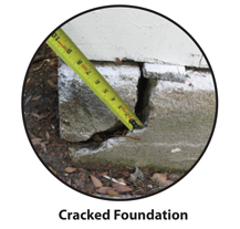 cracked foundation